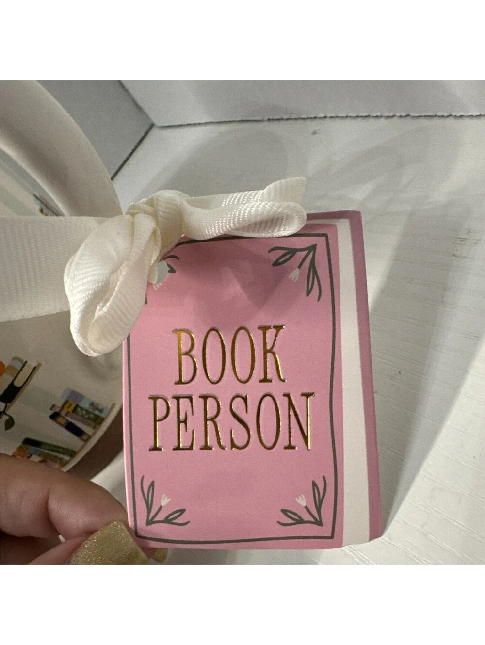 Bookish Book Shelf 11 oz Ceramic Novelty Mug, DW/MP Safe
